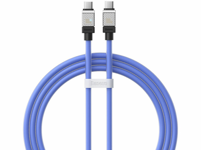 خرید کابل تایپ سی به تایپ سی 100 وات بیسوس Baseus CoolPlay Series Fast Charging Cable Type-C - Type-C 100W 1m