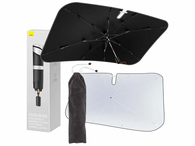 چتر آفتاب گیر شیشه جلو خودرو دو لایه بیسوس Umbrella Pro Doubled-Layered Windshield Sun Sha Big Baseus CoolRide C20656100111
