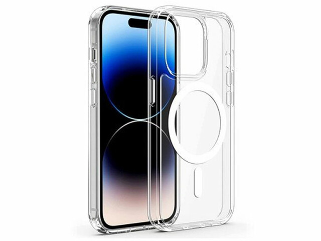 قاب مگ سیف آیفون 14 گرین Green iphone 14 Magsafe Delgado Case GNMAGD14CL