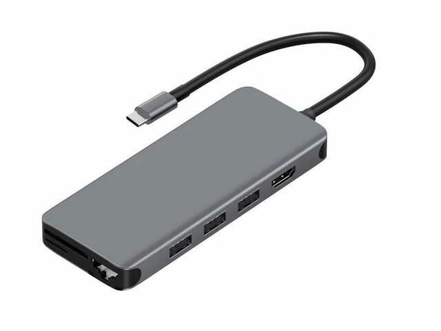 هاب تایپ سی 12 پورت گرین Green lion 12-in-1 multi-function USB-C Hub