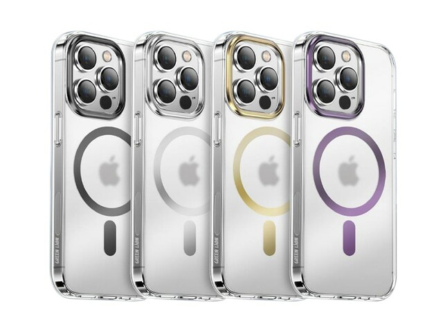 قاب مگ سیف مات آیفون 14 پرو مکس گرین Green iphone 14 Pro Max Matte Magsafe Case