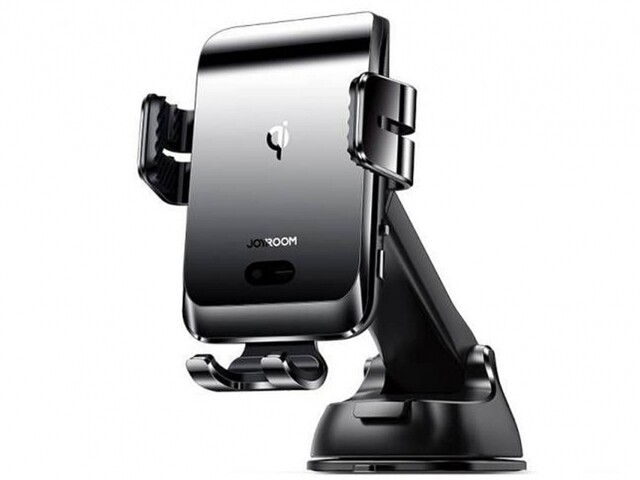 پایه نگهدارنده و شارژر وایرلس داخل خودرو جویروم Joyroom Intelligent Quick Charge Wireless Car Charger JR-ZS214