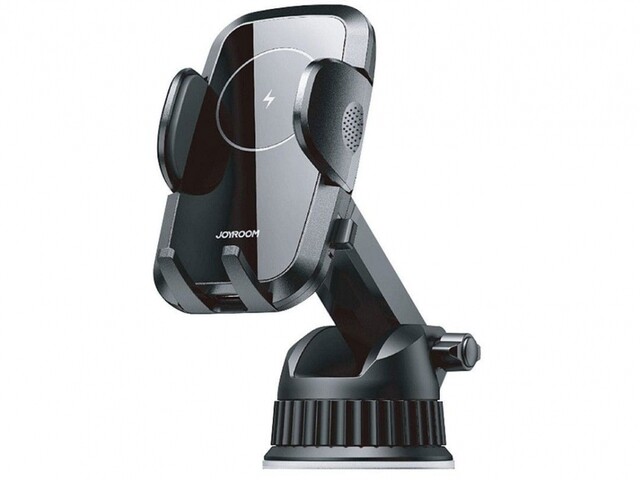 شارژر وایرلس و پایه نگهدارنده موبایل داخل خودرو جویروم Joyroom Wireless car charger holder (dashboard version) JR-ZS241