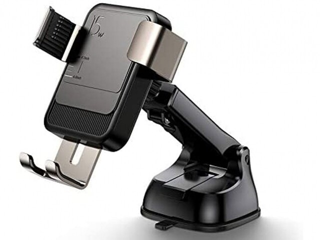 شارژر وایرلس و پایه نگهدارنده مغناطیسی جویروم Joyroom Wireless charging gravity car holder(dashboard) 15W JR-ZS220