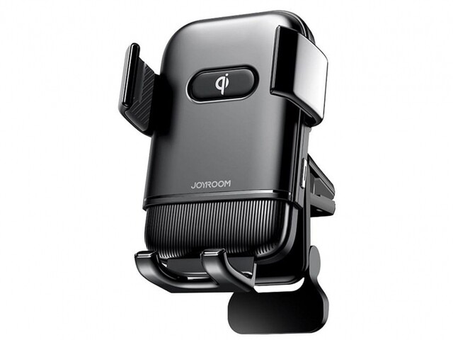 شارژر وایرلس و پایه نگهدارنده مغناطیسی جویروم Joyroom Three-axis electric wireless charging car holder -air vent 15W JR-ZS216