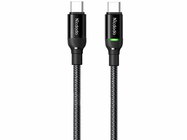 کابل شارژ سریع تایپ سی به تایپ سی 100 وات 1.2 متری مک دودو Mcdodo Rongguang series data cable Type-C to Type-C CA-273