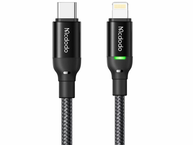 کابل شارژ سریع و دیتای تایپ سی به لایتنینگ 3 آمپر 1.2 متری مک دودو Mcdodo Lighting Charge Cable CA-272