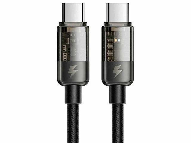 کابل سوپر فست شارژ و انتقال داده تایپ سی به تایپ سی 100 وات 1.2 متری مک دودو Macdodo CA-284 Type-C to Type-C Cable