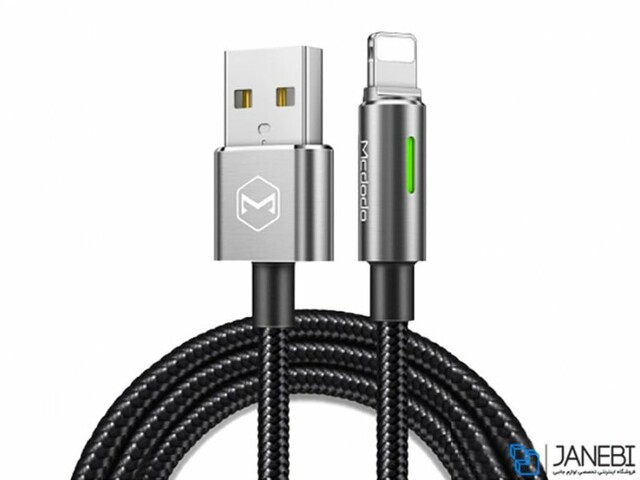 کابل شارژ هوشمند و انتقال داده لایتنینگ مک دودو Mcdodo Auto Power Off Lightninig Data Cable 1.2m CA-460