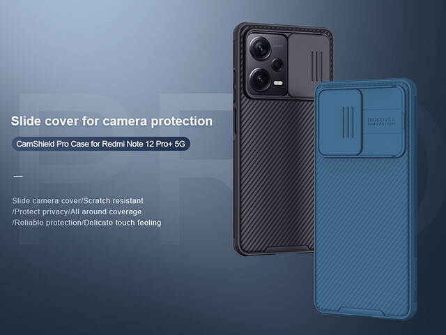 قاب محافظ شیائومی نوت 12 پرو پلاس نیلکین NillkinXiaomi Redmi Note 12 Pro Plus CamShield Pro cover case