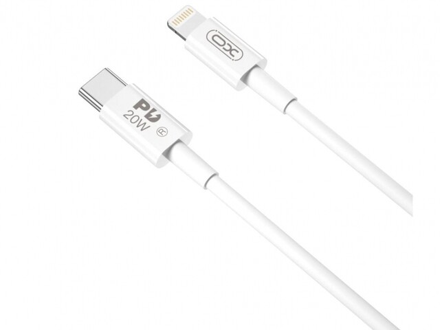کابل شارژ سریع لایتنینگ به تایپ‌سی یک متری ایکس‌او XO PD 20W fast charging cable NB Q189A