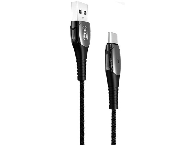 کابل شارژ سریع یواس‌بی به تایپ‌سی به طول یک متر ایکس‌او XO Smart Chipset Auto Power-off USB Cable for type-c NB145