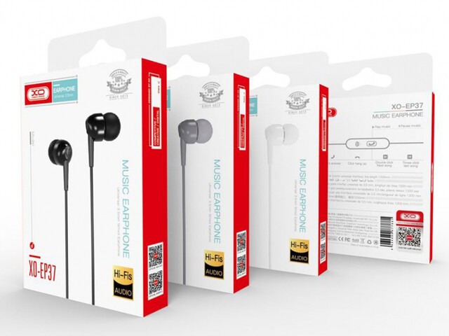 XO In-ear Earphon 1.15m EP37