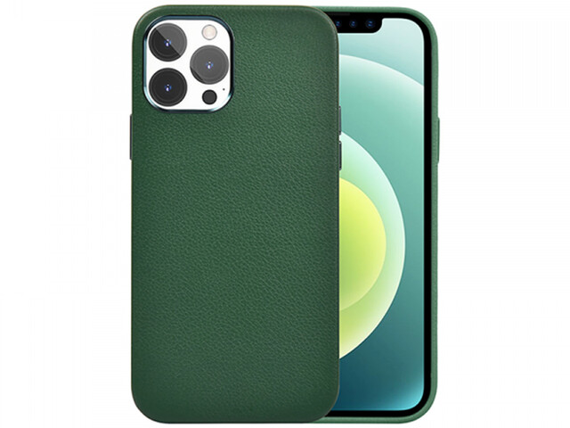 ارزانترین قاب چرمی آیفون 13 پرو و پرومکس ویوو Wiwu Calfskin Leather Case For IP 13/ 6.7