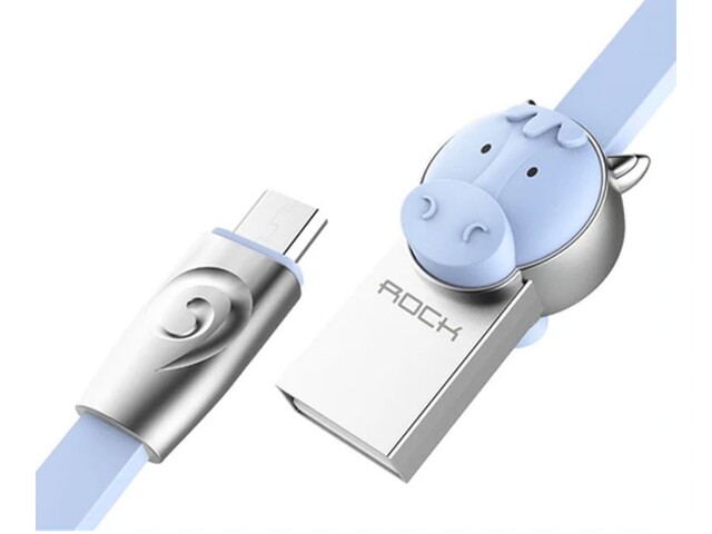 کابل میکرو یو اس بی طرحدار راک Rockspace Horse Micro USB Cable 1M