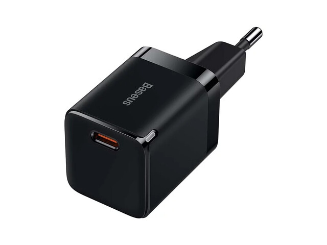 شارژر دیواری فست 30 وات بیسوس Baseus GAN3 1C 30W CCGN010101 EU Wall Charger