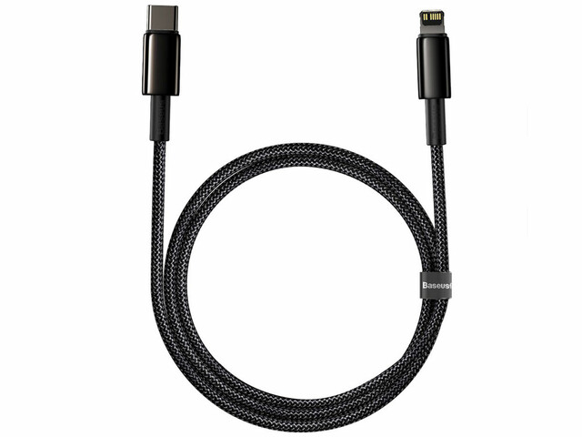 کابل شارژ سریع تایپ سی به لایتنینگ 2 متری 20 وات بیسوس Baseus CATLWJ-A01 Type-C to Lightning PD 20W