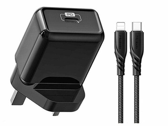 شارژر دیواری 20 وات به همراه کابل شارژ تایپسی به لایتنینگ مکدودو Mcdodo 20W Charger Fast Charging CH-669