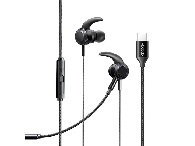 هندزفری سیمی گیمینگ حرفه‌ای تایپ‌سی مک‌دودو Mcdodo USB Type-C Gaming Earphones HP-1340