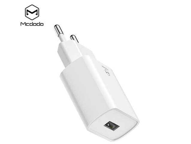 شارژر دیواری مسافرتی یواسبی همراه با کابل لایتنینگ مکدودو Mcdodo CH-663 USB Output Travel Charger Set