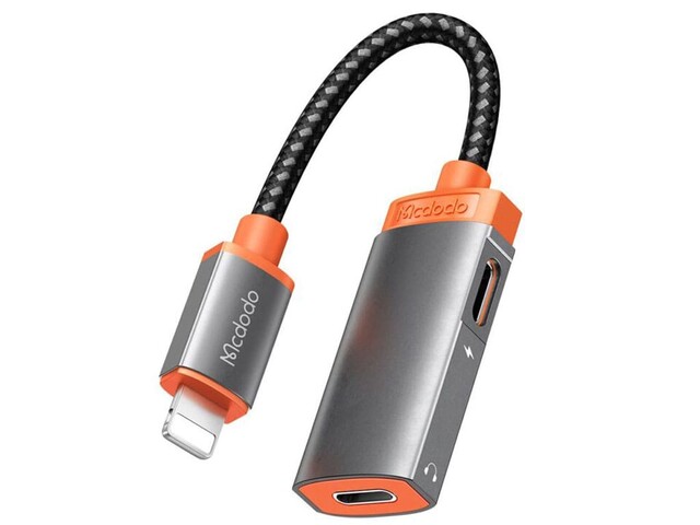 کابل تبدیل 1 به 2 لایتنینگ مکدودو Mcdodo CA-0490 Oryx Series Lightning to Dual Lightning Cable