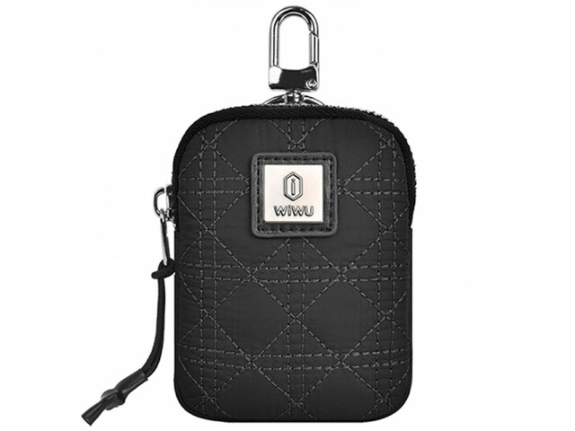 کیف گوشی موبایل و لوازم جانبی ضدآب دارای قلاب اتصال ویوو Wiwu QPOUCHBLK Q Pouch