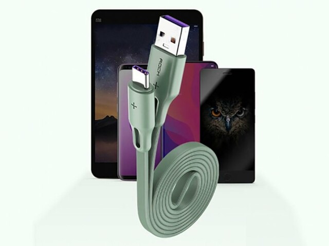 کابل سوپرشارژ تایپ سی راک Rock S1 Super Charge Type-C 1m