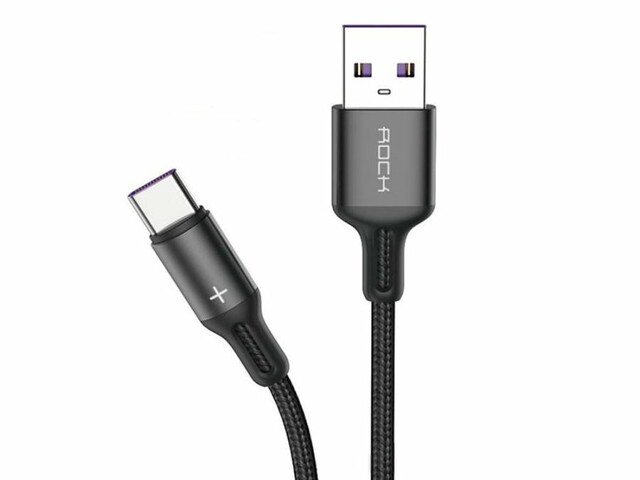 کابل سوپر شارژ تایپ سی راک Rock R2 Type-C 1m