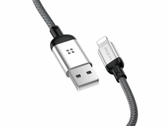 کابل لایتنینگ رقص نور راک Rock R6 Lightning Cable 1M