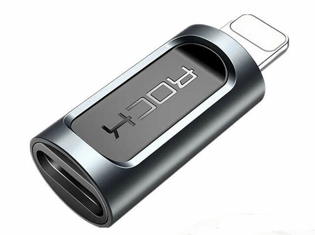 مبدل تایپ سی به لایتنینگ راک Rock Type-C to Lightning Adapter