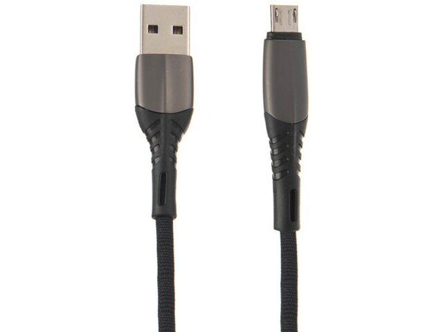 کابل میکرو یواس‌بی فست‌شارژ رسی 1 متری Recci RTC-N01M USB to microUSB Fast Charging Data Cable 2.4A
