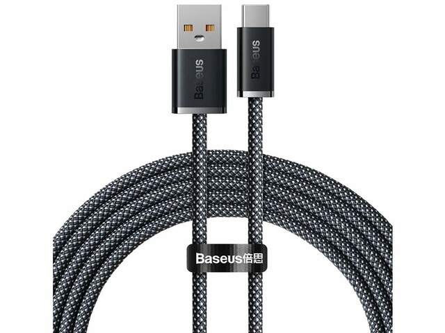 کابل شارژ سوپر فست تایپ‌ سی 2 متری بیسوس Baseus Dynamic Series Fast Charging Cable 100W CALD000716