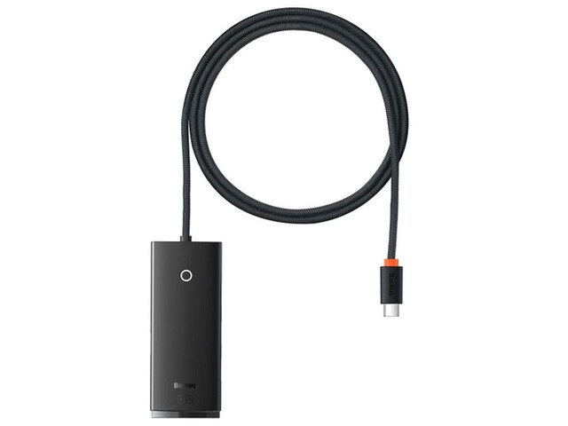 هاب چهار پورت یواس‌بی همراه کابل یک متری تایپ‌سی بیسوس Baseus Lite Series Type-C HUB WKQX030401