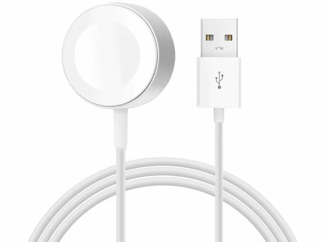 شارژر مغناطیسی اپل واچ سری 1/2/3/4/5 یک متری کوتتسی Coteetci iWatch magnetic charger usb interface CS5162-1000