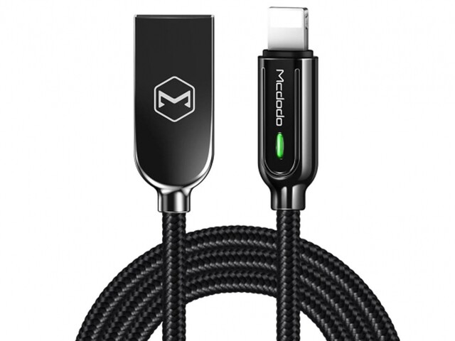 کابل شارژ سریع یواسبی به لایتنینگ 1.8 متری مکدودو Mcdodo Auto Power Off Lightning Quick Charge Cable CA-5262