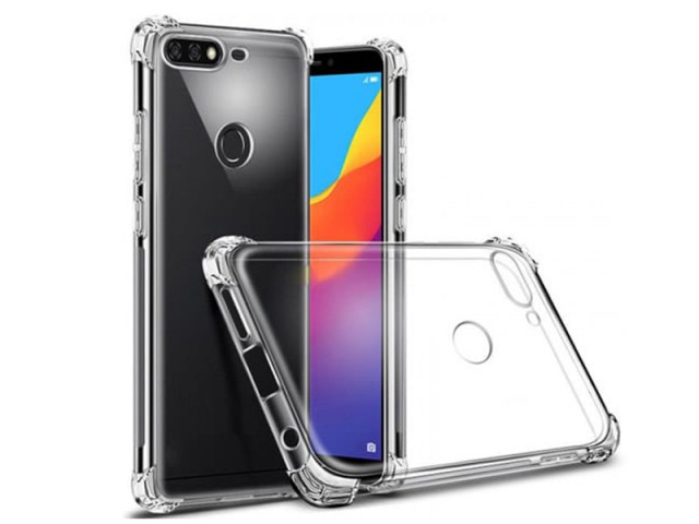 کاور ژله ای مدل Shockproof Corner TPU مناسب برای گوشی موبایل هوآوی Y7 2018