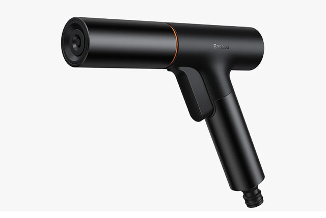 نازل و شلنگ کارواش خانگی 30 متری بیسوس BASEUS CPGF000201 Car Wash Spray Gun Nozzle GF5 30M