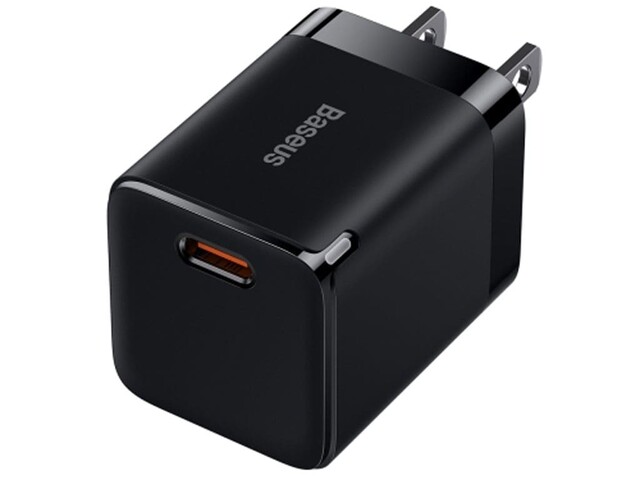 آداپتور شارژر 30 واتی فست‌شارژ بیسوس Baseus CCGN010001 GaN3 Fast Charger 1C 30W