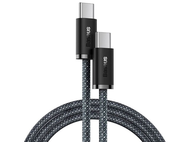 کابل تایپ‌سی به تایپ‌سی شارژ سریع و انتقال دیتا بیسوس Baseus CALD000316 Dynamic Series Type-C to Type-C 100W Fast Charging Data Cable 2M