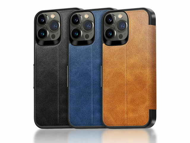 کیف چرمی محافظ گرین آیفون 13 پرو Green Wallet folio case iphone 13 pro