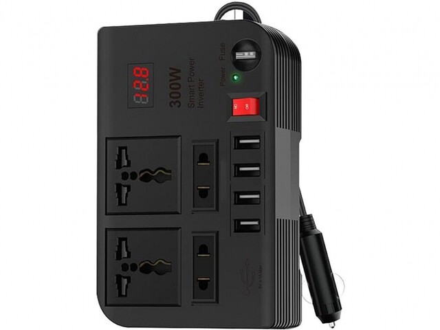 اینورتر و چند راهی برق گرین Green Lion Spark 3 Power Inverter DC 12V to AC 220V