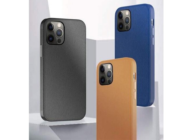 قاب محافظ چرم مگنتی آیفون گرین Green Luju MagSafe Leather Case iPhone 12/12 Pro