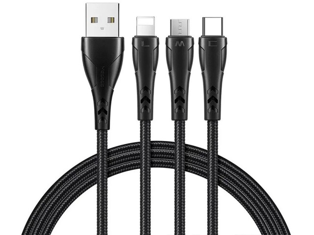 کابل شارژ سه سر مک دودو Mcdodo CA-696 3in1 Cable 1.2M