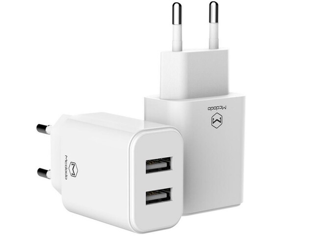 شارژر دیواری دو پورت مک دودو Mcdodo CH-614 Dual Port Travel Charger