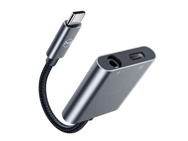 مبدل تایپ سی به تایپ سی و صدا مک دودو Mcdodo CA-754 Audio Adapter Type-c to Type-c+3.5mm