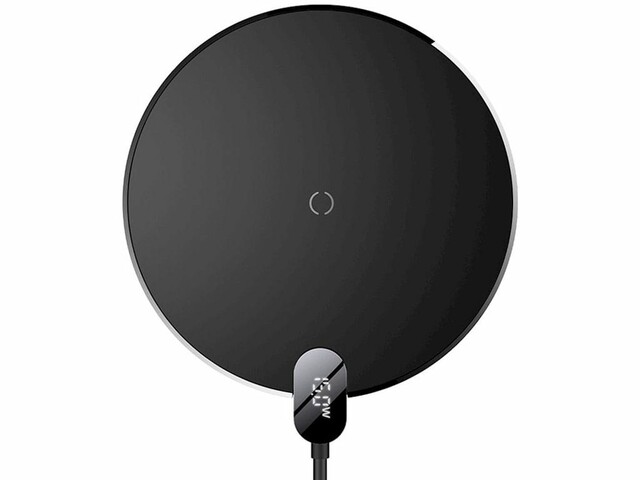 شارژر وایرلس بیسوس Baseus BS-W526 CCED000001 Digital LED Display Gen 2 15W Wireless Charger