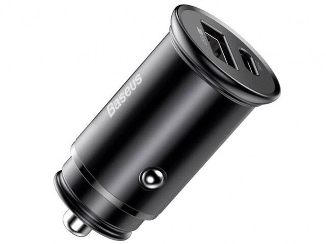 شارژر فندکی فست شارژ ماشین تایپ سی 30 وات بیسوس CCYS-C01