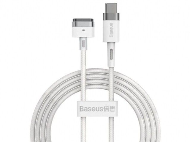 کابل شارژ مک بوک بیسوس Baseus Zinc Magnetic iP Laptop Cable Type-C T-shaped Port 2m CATXC-V02