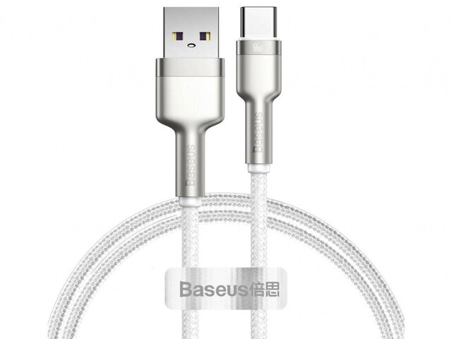 کابل تایپ سی شارژر سریع هوآوی 66 وات بیسوس Baseus Cafule Series Metal Data Cable USB to Type-C 1m CAKF000101