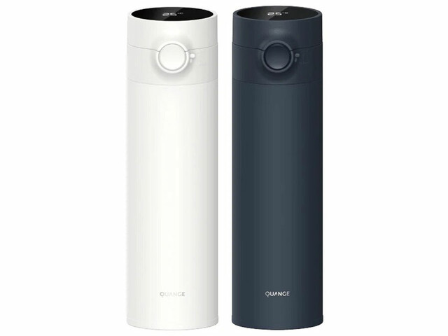 فلاسک هوشمند 480 میلی لیتری شیائومی دارای نمایشگر دما Xiaomi QUANGE Intelligent Thermos Mug With Pop Lid SJ080602 BW401